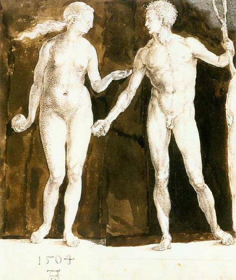 Albrecht Durer Adam and Eve oil painting image